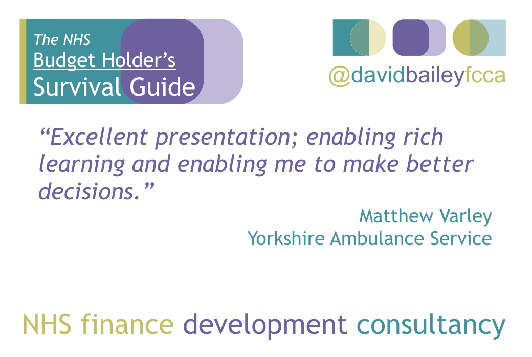 Evaluation comments from workshops run by David Bailey FCCA